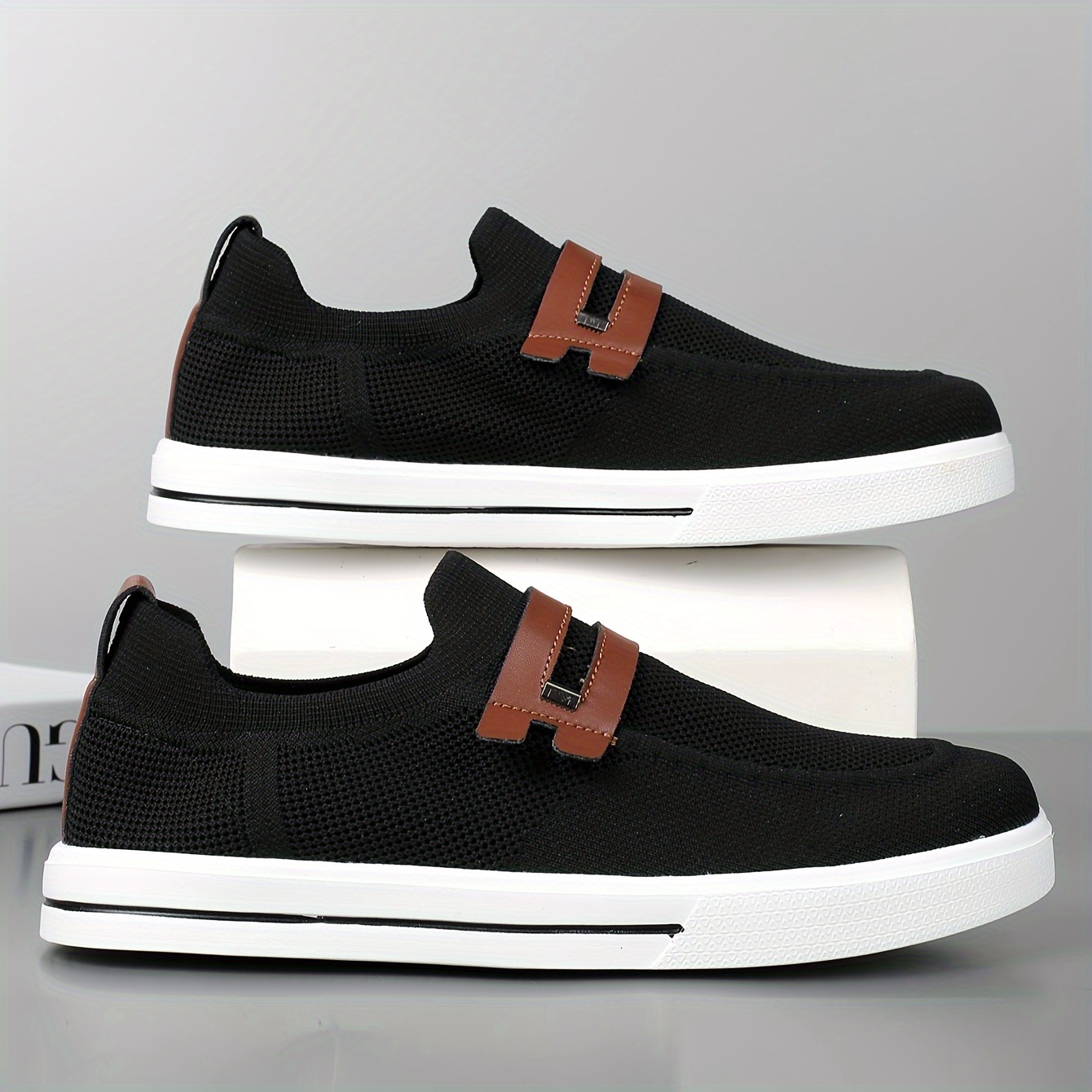 casual skateboard shoes men s slip breathable low top non details 0